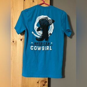 NEW American Cowgirl Tee women’s size small